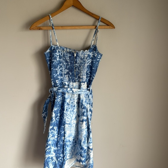 Reformation Marseilles Shibori Linen Minidress 4 - Picture 5 of 12